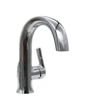 Doux Single Hole Single-Handle Bathroom Faucet in Chrome