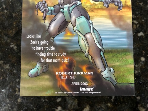 Tech Jacket 5 2003 EJ Su Robert Kirkman Image Comics Very Low Print Run RARE - Picture 9 of 13