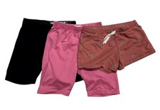 Girls Size 6/6x Lot Of 3 Summer Shorts Asst Brands