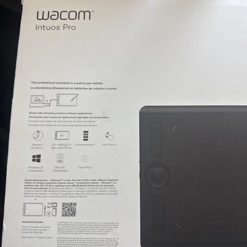 Wacom Intuos Pro Medium Bluetooth Graphics Drawing Black Tablet | Sealed - Photo 4/5