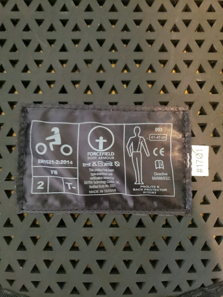 Forshfield Body Armor Pro Lite K. CE Level 2 Back Armor - Image 3 of 4
