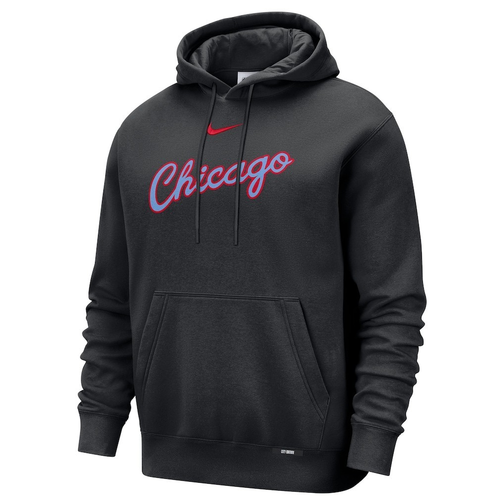 Chicago Bulls Nike 2025/26 City Edition Essential Logo Remix Hoodie Windy City