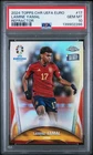 2024 TOPPS CHROME UEFA EURO REFRACTOR #17 LAMINE YAMAL PSA 10