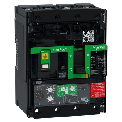 Schneider Electric C11N44V100B NSXmN DISJV 3P MIC4.1 100A COS