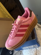 adidas Gazelle Bold J Pink Suede Sneaker Unisex Kids US 5.5 JR5964