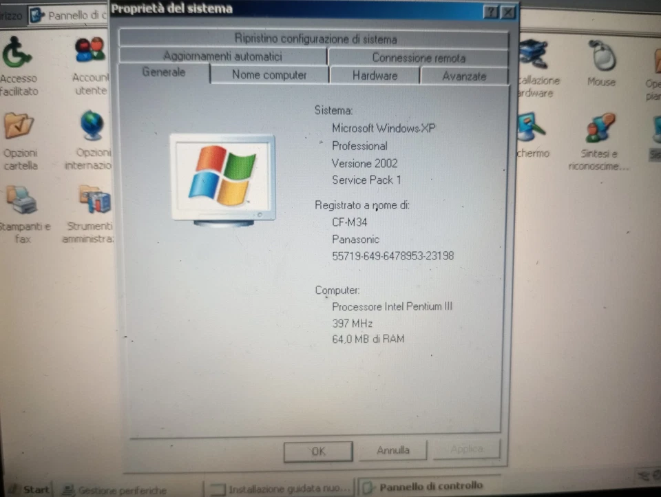 Pc Laptop panasonic toughbook cf-m34 Intel - Imagen 2 de 4