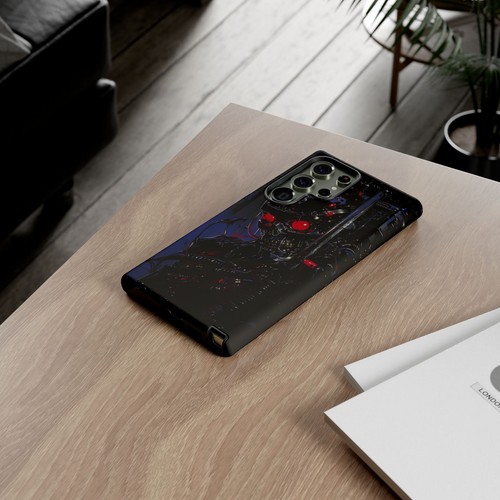 Phone Ink - Tough Case for iPhone Galaxy Pixel - Dark Cyborg Skull Android Robot - Picture 119 of 179