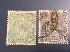 ICOLLECTZONE Australia 72 and 72a VF used