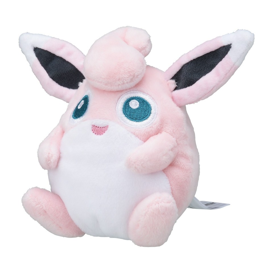 Pokemon Center Fit Plush Doll - 040 Wigglytuff 5in Normal Fairy Pink ...