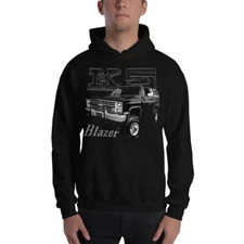 Retro Chevy K5 Blazer Black Unisex Hoodie