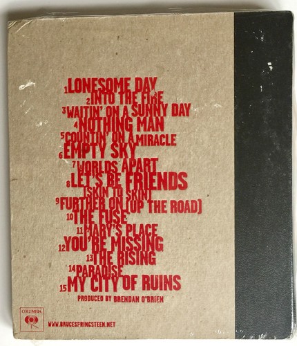 BRUCE SPRINGSTEEN 'THE RISING" DELUXE LIMITED EDITION HARDCOVER BOOK & CD ~ NEW - Picture 2 of 3