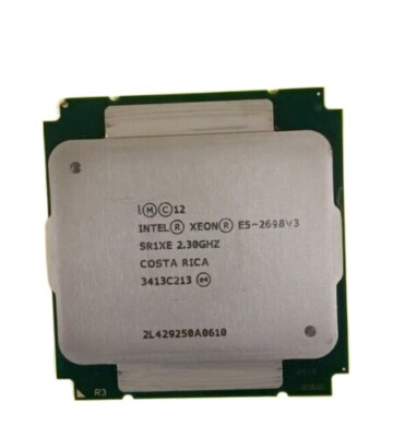 1pc Intel Xeon E5-2698 V3 2.30GHz 16-Core SR1XE LGA2011-3 CPU Processor 2698V3