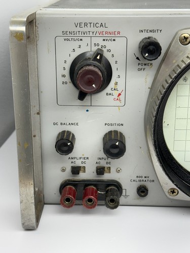 Vintage Hewlett-Packard HP Model 130C Oscilloscope Rack Mount UNTESTED READ - Picture 6 of 19