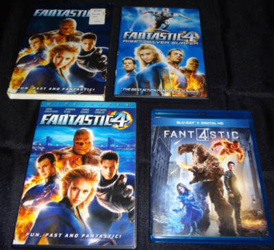 Lot of FANTASTIC FOUR Blu-ray / DVD Combo Set Collection MARVEL MCU Comics Movie