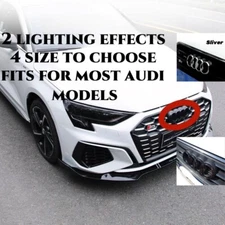 FRONT GRILLE LED EMBLEMS For Audi A3 A4 A5 A6 Q3 Q5 Q7 Cold Cursor Exterior Part