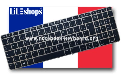 Clavier Français AZERTY Pour HP Elitebook 755 G3 / 755 G4 / 850 G3 / 850 G4 - Photo 1/2