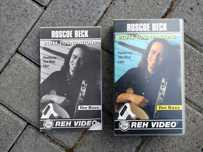 Roscoe Beck Blues Foundation Bass Lehrvideo VHS Reh Videokassette
