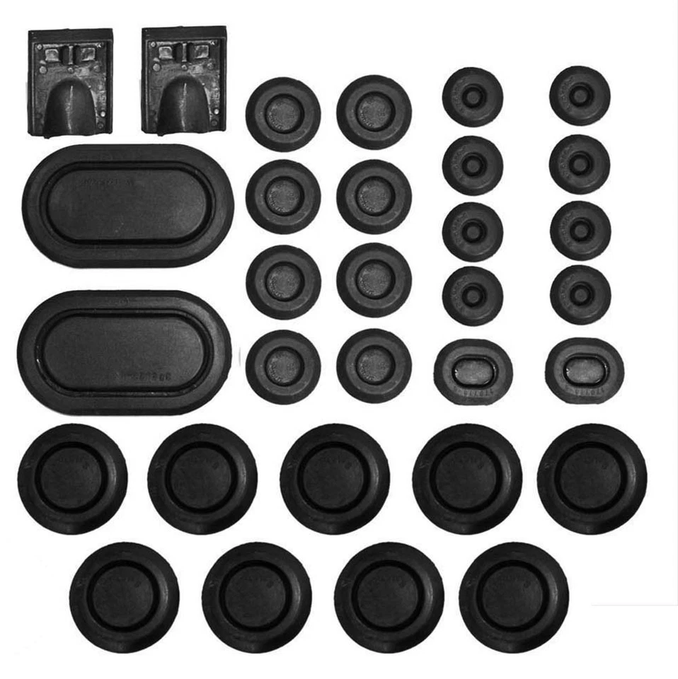 NUEVO 1967 Ford Mustang Master Body Plug Kit Juego de 33 piezas Asiento, Capucha, Cuarto, etc. Foto 3 de 4
