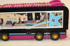 LEGO Friends Pop Star Tour Bus 41106 No Box or Manual Looks Complete