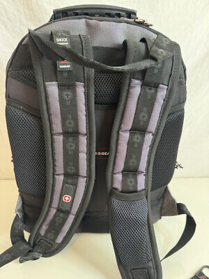 Wenger Mini Ibex Backpack Black Gray Fits 17