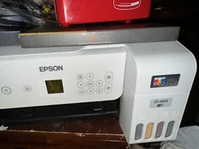 Epson EcoTank ET-2803 Color Inkjet All-In-One Printer - White Sublimation Printe