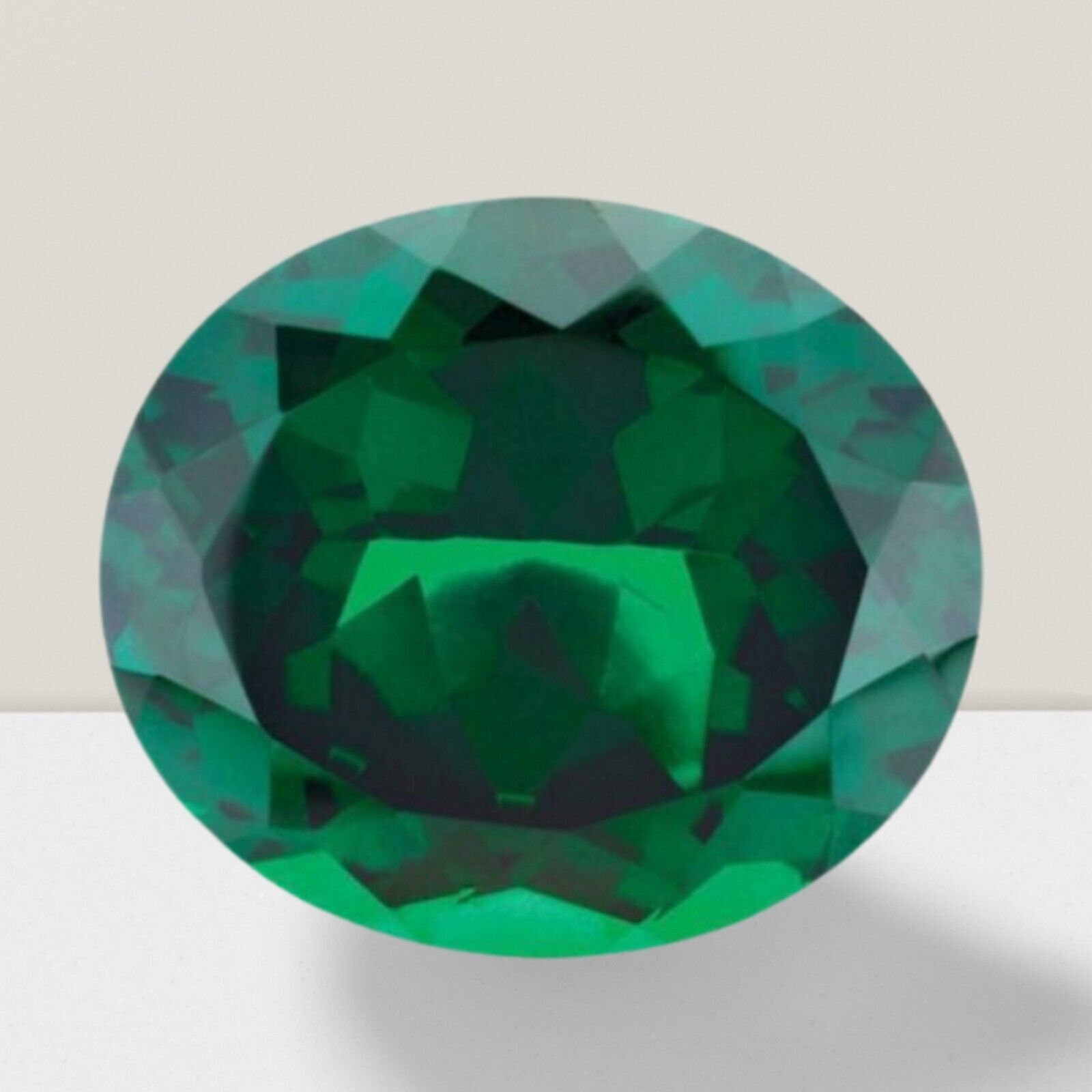 Emerald Oval Cut Gemstone 1.21 Cts - 8x6 mm Calibrated Loose Gem