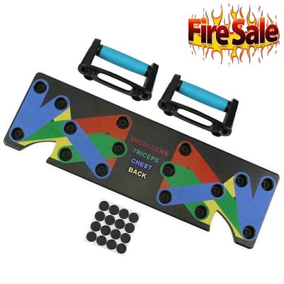 9 in 1 Push Up Rack Board System Fitness Workout Train Gym Exercise Stands HOT