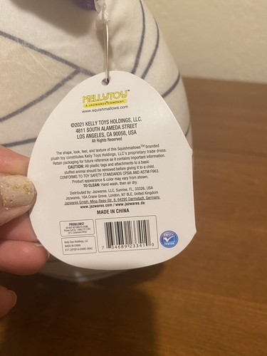 Squishmallows Toy Plush Holly the Mummy White Owl 8" Halloween Kelly Original - Picture 5 of 12