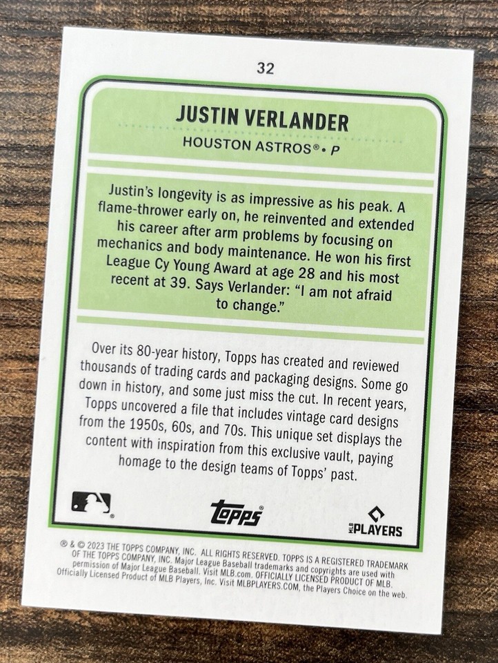 2023 Topps Brooklyn Collection Purple 32 Justin Verlander 02/15 eBay