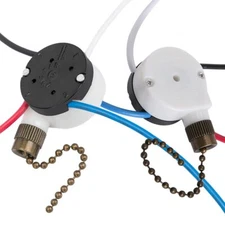 Ceiling Fan Switch 2pcs Zing Ear Ze208s E89885 3 Speed 4 Wire Fan Switch Pull Ch