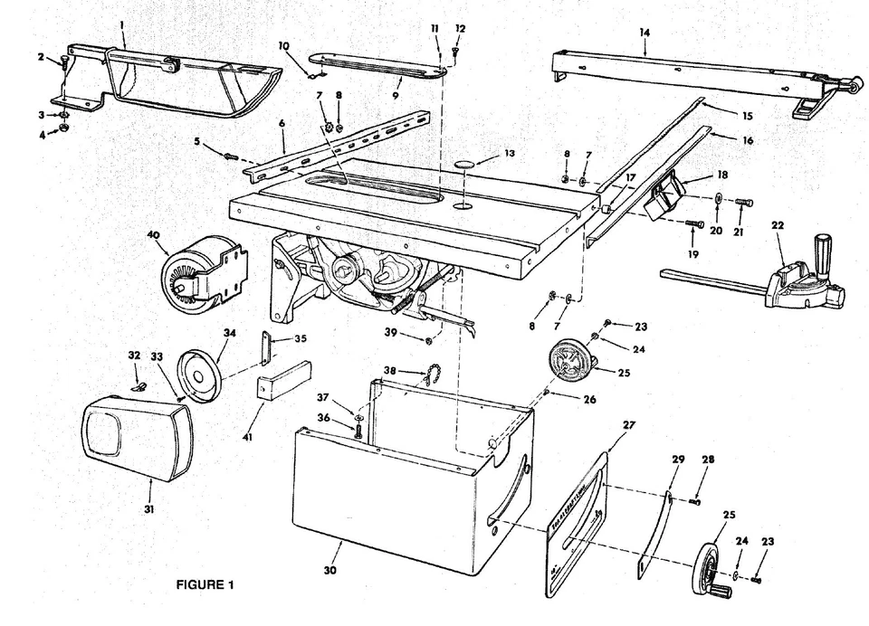 2 - Craftsman 10" Contractor Table Saw Diecast Handwheel Handle Crank 1/2" Shaft - Image 4 of 4