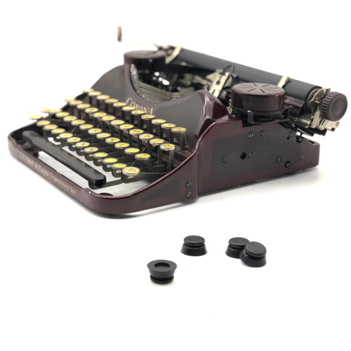 Professional Replacement Rubber Feet for Corona No 4 Portable Typewriter - Picture 1 of 3