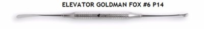 DENTAL INSTRUMENT ORAL SURGERY PERIOSTEAL ELEVATOR GOLDMAN FOX #6 P14 Company de