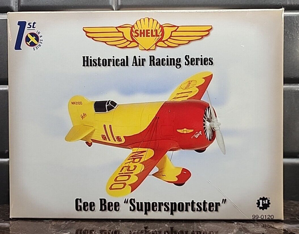 Modelo Shell Gee Bee Supersoportster Historical Air Racing Series 2001 sellado