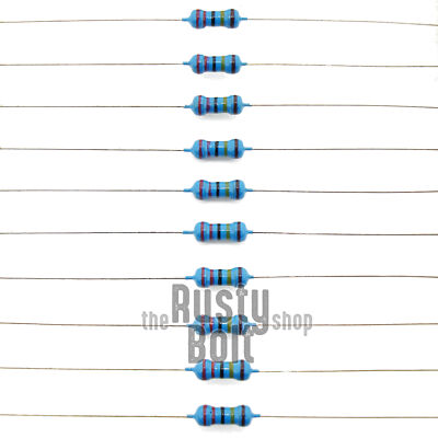 Resistors - 1/4 w (0.25 watt) - 220K ohm - 1% Tolerance - Metal Film - New