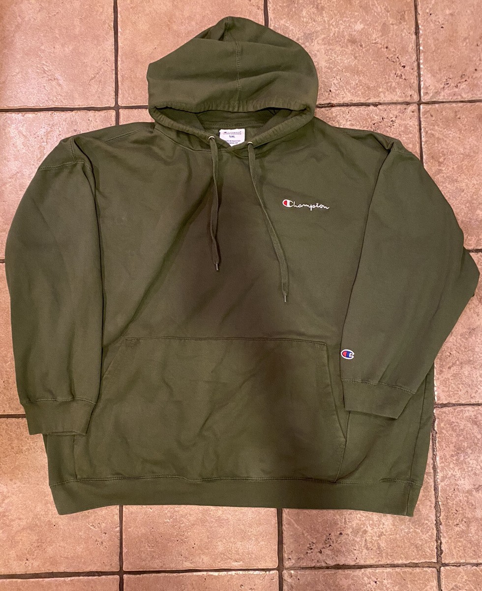 Green oversized Champion hoodie!