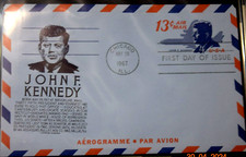 VINTAGE F-DAY AIRMAIL ENVELOPE 