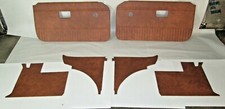 New 6 Piece Interior Panel Set W Door Panels Mgb 1970-80 Autumn Leaf Wo Chrome