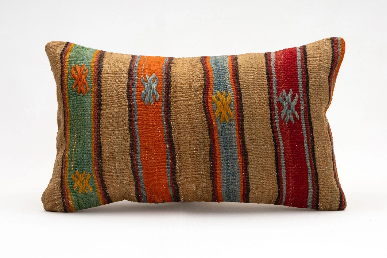 Kilim Pillow Cover, 12x20 in, Decorative Pillow, Turkish Pillow, Sofa Cushion