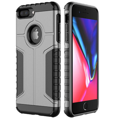 JETech Shockproof Case for iPhone 8 Plus and iPhone 7 Plus, Dual Layer Cover