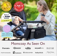 Momcozy Universal Stroller Organizer with Insulated Cup Holder Detachable Phone