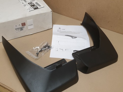 Peugeot 5008 Rear Splash Guards Mud flaps Kit MK2 2017-2024 1615102480 Genuine - Picture 2 of 8