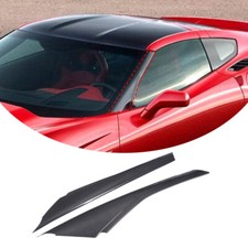 Real Carbon Fiber Front Windshield A Pillar Cover For Corvette C7 2014-2019 Us Real Carbon Fiber Front Windshield A Pillar Cover For Corvette C7 2014-2019 Us