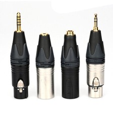 4Pin XLR Männlich Weiblich zu 4.4mm 2.5mm 3.5mm 6.35mm Jack Socket Kabel Adapter