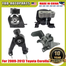 Set of 4PCS Engine Motor & Auto Transmission Mount For 09-13 Toyota Corolla 1.8L