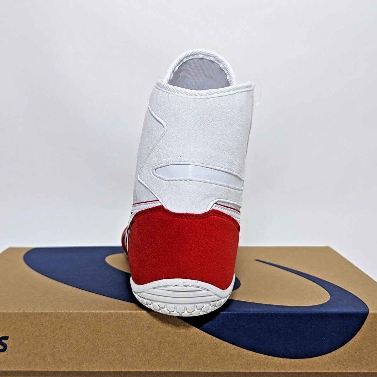ASICS Wrestling Shoes 1083A001 EX-EO White Red/White(Red) (TWR900