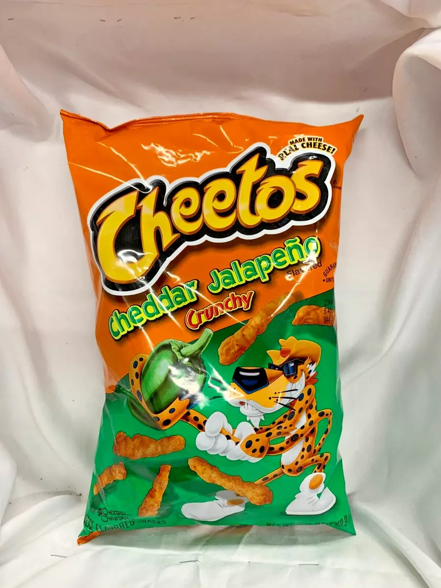 Cheetos Crunchy Cheddar Jalapeno Cheese Puff Chips, 8.5oz Bag