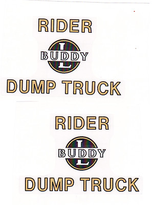 BUDDY-L  RIDER DUMP TRUCK