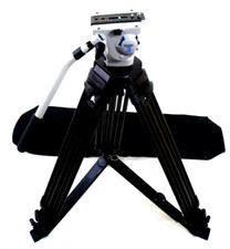 VINTEN VISION 3 CF 2D CARBON TRIPOD SYS PLT BAR TDKN BAG GRSP NEW SERVICED 22Lbs
