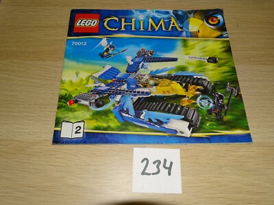 LEGO Chima 70013 nur Bauanleitung OHNE STEINE  (NR:234) teil 2  -